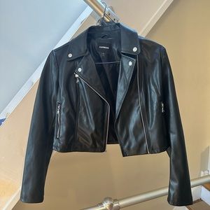 Express faux leather jacket